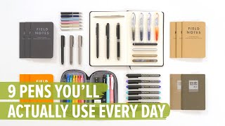 9 Pens Youll Actually Use Every Day [upl. by Reyem]