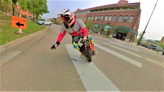 INMOTION V13 Full Send Street Riding Technical Fast Electric Unicycling [upl. by Anotyad27]