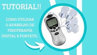 Aparelho de fisioterapia digital portatil  Como utilizar [upl. by Yellhsa]