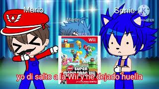 Épicas Batallas de Rap del Frikismo Mario vs Sonic [upl. by Cinnamon841]