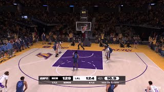 NBA 2K25 Gameday Mode  LAKERS vs GRIZZLIES FULL GAME HIGHLIGHTS [upl. by Stephani]