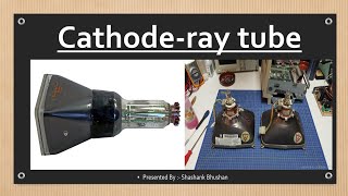 CRT  Cathode ray tube Demonstration  Identification of all part of CRT [upl. by Ecyt]