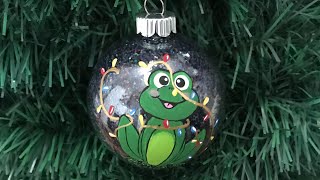 Glass ornament Frog [upl. by Liek]