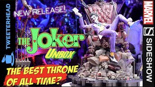 Sideshow Tweeterhead Joker on Throne 16 Maquette All Time Best Throne [upl. by Am779]