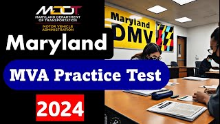 Maryland MVA Practice Test Ep 2 Part 1 30 Questions and Answers [upl. by Octavian]