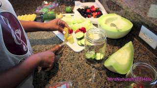 Healthy Lifestyle  How to Make Fruit Infused Water [upl. by Akehs]