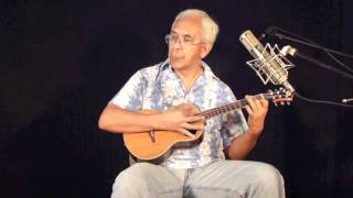 KImo Hussey plays quotScarborough Fairquot on a DeVine Ukulele [upl. by Drahser]