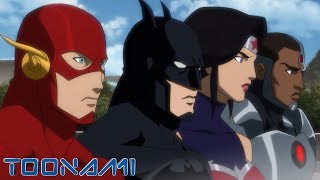 La Ligue des Justiciers vs Les Teen Titans  Extrait 1  Toonami [upl. by Carlita]