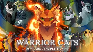 Warrior Cats 20 Years  COMPLETE MAP [upl. by Hashimoto]