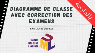 Diagramme de classe avec des exercices corrigés b darija  شرح UML بالدارجة [upl. by Jabez]