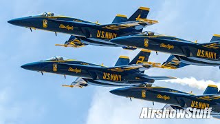 Blue Angels in Super Hornets  FIRST Full Public Performance [upl. by Akeyla]