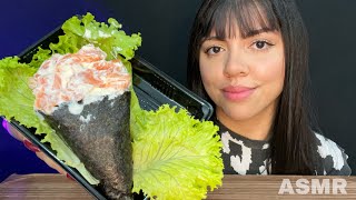 ASMR MUKBANG  TEMAKI PHILADELPHIA  Asmr Comida Japonesa [upl. by Shiau911]