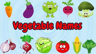 Vegetables Name with Pictures  Toddler Learning Chitti EduworldHome learning for kids [upl. by Eimilb]