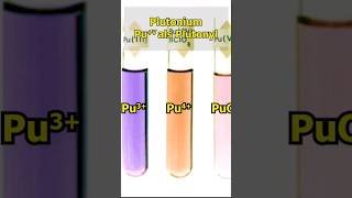 Neptunium und Plutonium in Lösung chemie science radioaktivität [upl. by Ferrand]