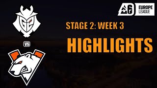 HIGHLIGHTS G2 Esports vs Virtuspro  Europe League 2024  Stage 2 [upl. by Nylyrehc]