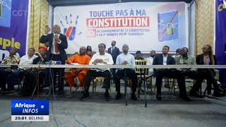 Lopposition de la RDC lance une campagne contre la révision de la Constitution du pays [upl. by Leavelle]