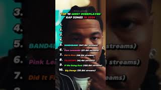 🎵Top 10 Most Overplayed Rap Songs In 2024 ⚡️fypシ゚viral newvideo viralsongs edit viralshort [upl. by Mycah]