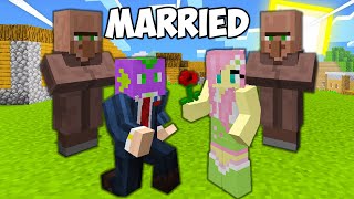 Fluttershy Married Spike In Minecraft [upl. by Aimak]