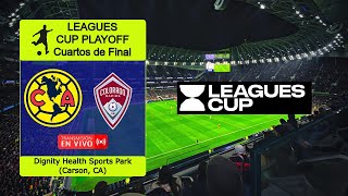 AMERICA 8009 COLORADO RAPIDS en vivo  LEAGUES CUP 2024  Playoffs  Cuartos de Final [upl. by Gleda]