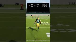 DAVANTE ADAMS 40 YARD DASH IN MADDEN 22 Shorts Madden22 MaddenClips Madden [upl. by Portwine]