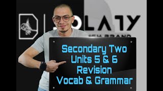 Sec 2 Revision Units 5 amp 6 Vocab amp Grammar [upl. by Tedd824]