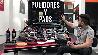 Diferentes tipos de PULIDORES y PADS para pulir un auto  Rodri Cabanay [upl. by Geneva]