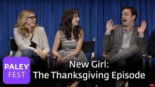 New Girl  Zooey Deschanel and Jake Johnson on the Thanksgiving Episode [upl. by Wiley]