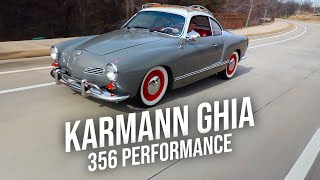 Karmann Ghia with Porsche 356 Performance [upl. by Noislla]