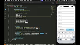 ASMR Programming  React Native Keyboard Aware ScrollView with Sticky Footer Example  No Talking [upl. by Charie738]