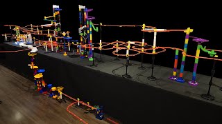 The Worlds Largest Marble Run Race w Commentary [upl. by Grosvenor]