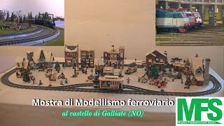 Mostra di Modellismo Ferroviario al castello di Galliate [upl. by Ramahs]