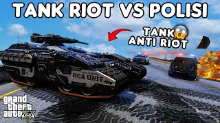 TANK ANTI RIOT VS POLISI  GTA 5 ROLEPLAY [upl. by Elocim]