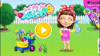 Fun Baby Girl Care Kids Game  Sweet Baby Girl Clean Up 5  Play One Messi House Makeover Cleaning [upl. by Hadleigh]