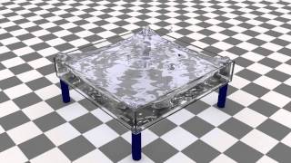 Fluid simulation using lattice Boltzmann method LBM  1080p rendering [upl. by Phaih]