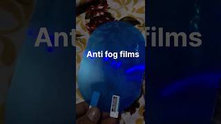 Anti fog film for winter winterfogfilm antifogforcar antifog automobile gvworld antifogforbike [upl. by Ilatfan]