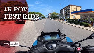 Yamaha Tricity 300  4K POV Test Ride [upl. by Eenyaj215]