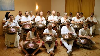 20 HANDPANS 😱  Handpan Choir amp Malte Marten [upl. by Trub]