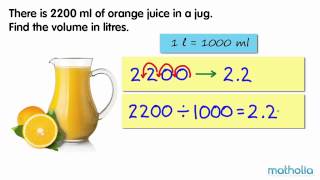 Converting Millilitres to Litres [upl. by Neved248]