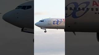 Air Europa landing at Barcelona youtubeshorts remix shorts short planespotting avgeek bcn [upl. by Ibbor826]