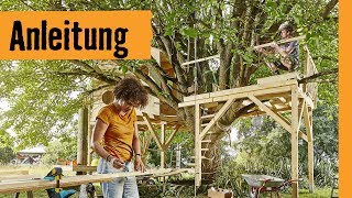 Baumhaus bauen Auf Stelzen  HORNBACH Meisterschmiede [upl. by Gelman]