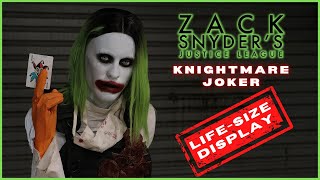 Life size Knightmare Joker Display from Zack Snyders Justice League [upl. by Alicea]