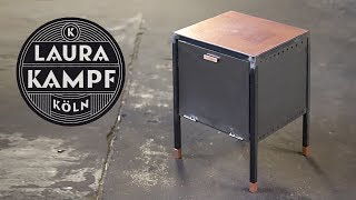 Steel and Copper Side Table [upl. by Buff]