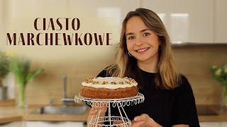 Ciasto marchewkowe z kremem  Przepis na najlepsze ciasto marchewkowe  Carrot cake  Wypieki Pauli [upl. by Eve]