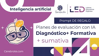 Como hacer un plan de evaluación para las lecciones con inteligencia artificial  Prompt de regalo [upl. by Halehs146]