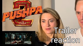 Pushpa 2 The Rule TRAILER REACTION Telugu Our first reaction video [upl. by Treborsemaj]