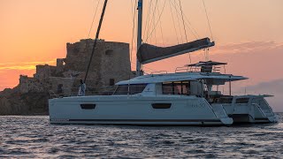 Saba 50  Fountaine Pajot Sailing Catamarans version française [upl. by Annayk60]