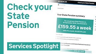 Check your state pension on GOVUK [upl. by Jerrylee]