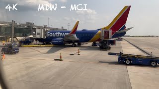 Southwest Flight from Chicago MDW to Kansas City International Airport [upl. by Ursula]