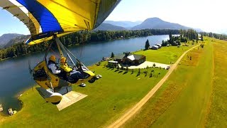 Beautiful Flight to Clark Fork River and Delta Area [upl. by Ecirtnuahs]