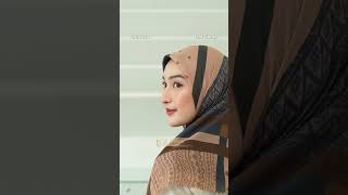 Wulang Narawangsa Hijab Segi Empat Archaica Old Choco hijab hijabfashionhijabtutorial hijabstyle [upl. by Latoya]